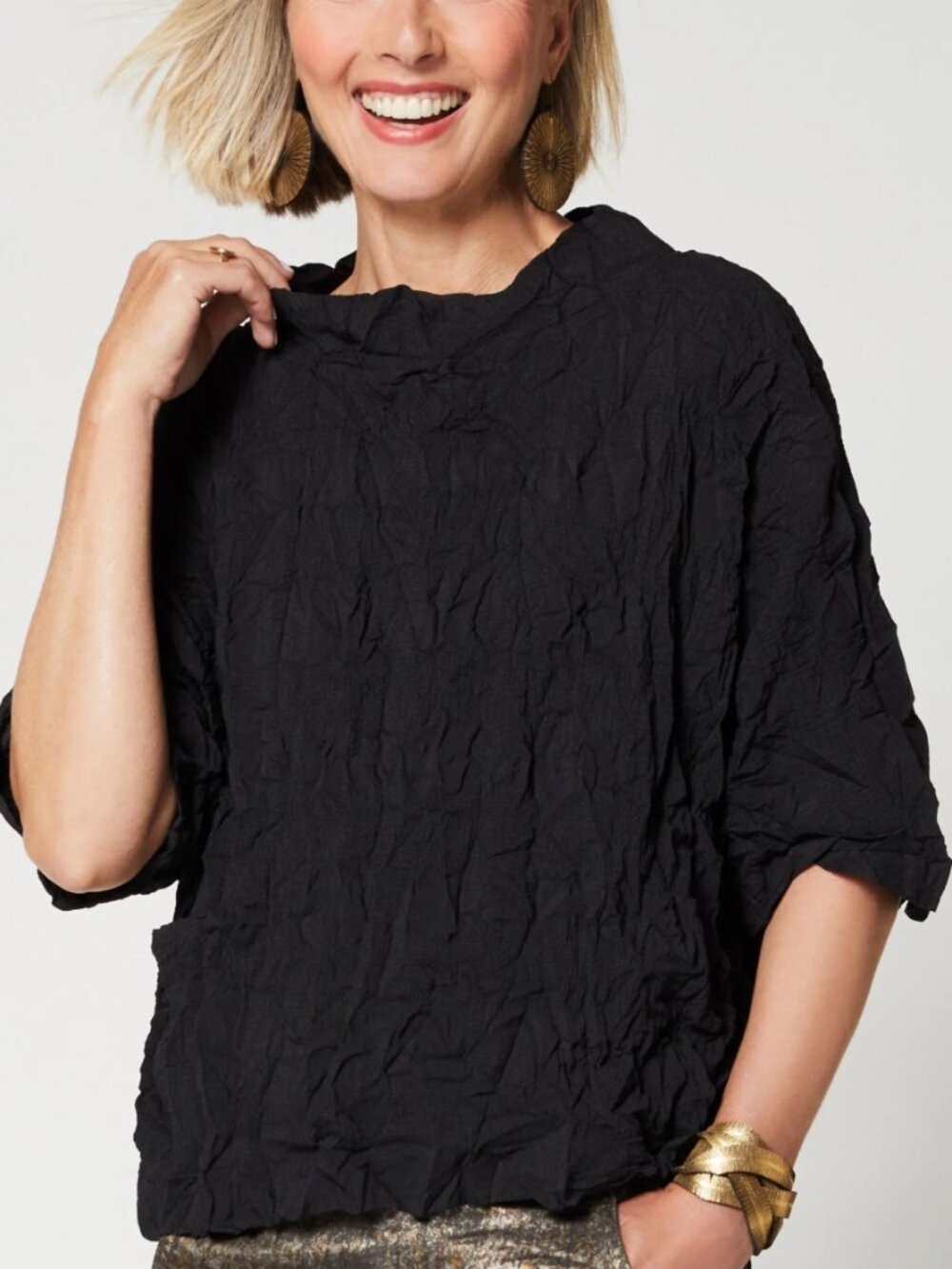 NEW Chalet et Ceci Gillian Crinkle Top